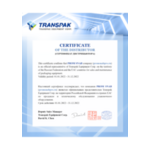 Дилерский сертификат Transpak 2022